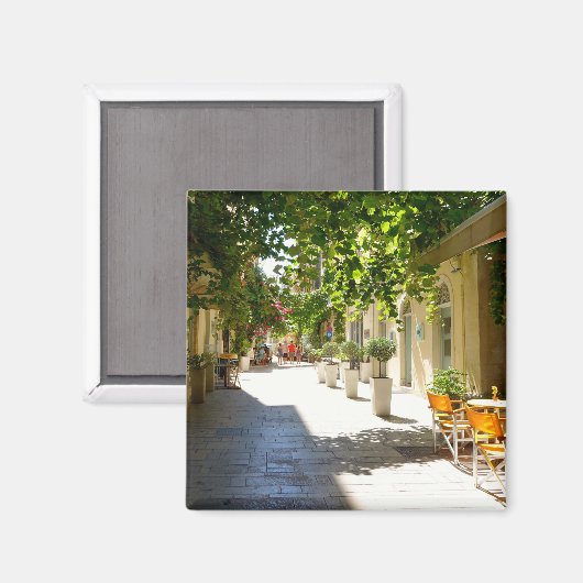 Grèce Corfou Street, Magnet (Recto/Verso)