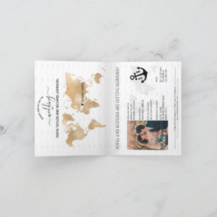 Grèce Destination Mariage Carte de passeport et An