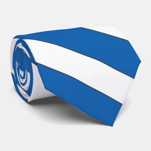 Grèce Drapeau couleurs Cravate élégant (Roulé)