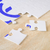 Grèce et drapeau grec personnalisé Puzzle (Côté)