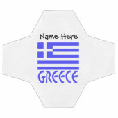 Grèce et drapeau grec personnalisés (Plat)