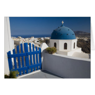 Grèce et île grecque de Santorin depuis