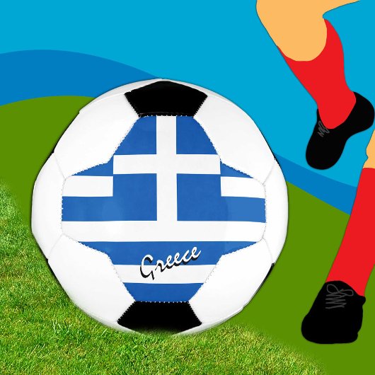 Grèce Football & drapeau grec / Sports