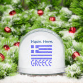 Grèce Pavillon grec bleu Personnalisé (Noël)