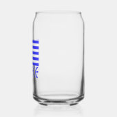 Grèce sur verre à bière avec drapeau grec (Gauche)