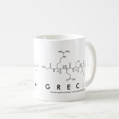 Grecia peptide nom mug (Devant droit)
