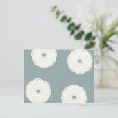 Grecian Spiral Circle Waves Briefkaart (Staand voorkant)