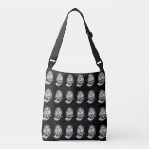 Greco Roman Bust Crossbody Tas