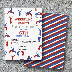 Greco Roman Freestyle Wrestling Kids Verjaardag Kaart