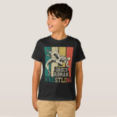 Greco Roman Wrestling Fighter Wrestler T-shirt (Voorkant volledig)