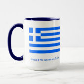 Grecs amoureux et tasse patriotique Combo Mug, 15 (Gauche)