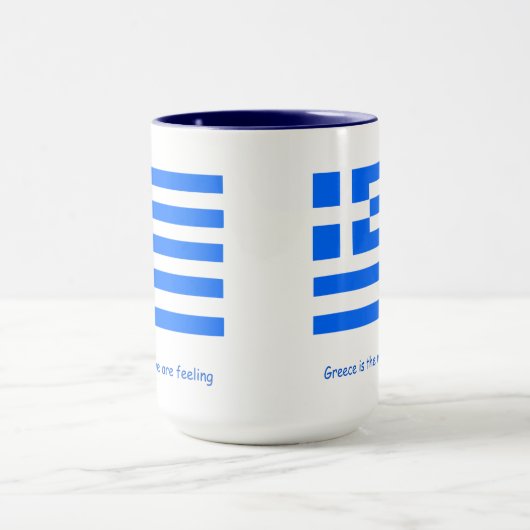 Grecs amoureux et tasse patriotique Combo Mug, 15 (Centre)