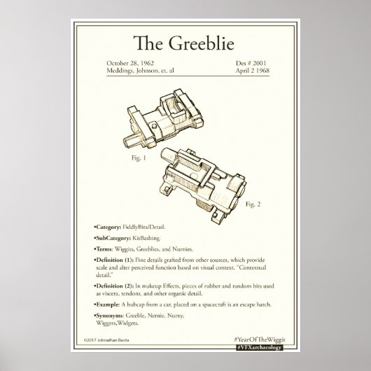 Greeblie 24 x 20 inch, Value Poster Paper (Matte) (Voorkant)