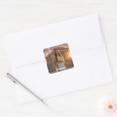 GREECE - ACROPOLIS VIERKANTE STICKER (Envelop)