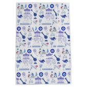 Greece Blue and White Medium Cadeauzakje (Achterkant)