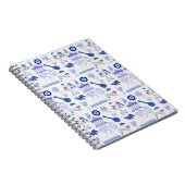 Greece Blue and White Notitieboek (Rechterzijde)