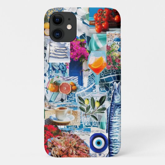 Greece vacay collage case (Achterkant)