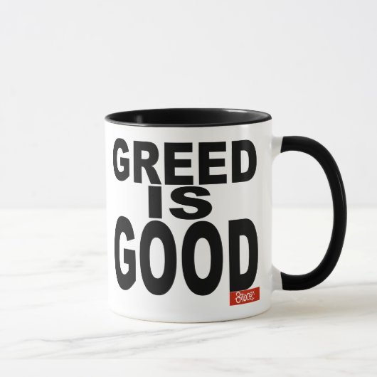 Greed is goed mok (Rechts)