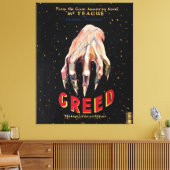 Greed, poster de film 1924 impression de toile (Insitu(Salon))