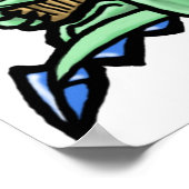 Greedy Cupcake Dragon Poster (Hoek)