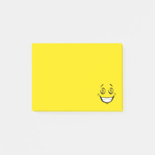 Greedy Money Eyes Yellow Face Post-it® Notes