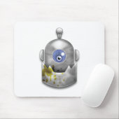 Greedy Robot Logo Muismat (Met muis)