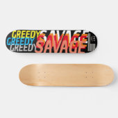 GREEDY SAVAGE JMT 7 3/4" Skateboard Deck (Horz)