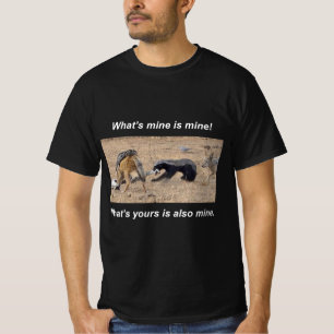 Greedy (witte tekst) t-shirt