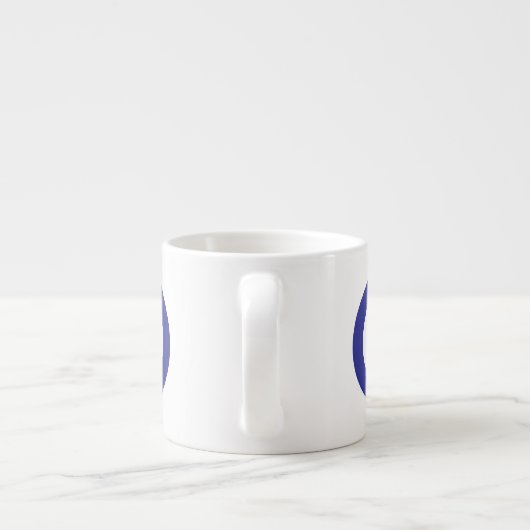 Greek Evil Eye Blue Mati symbool Espresso Kop (Achterkant)