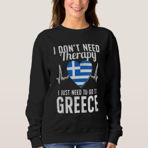 Greek Flag I Greece Flag I Vacation Greece Trui