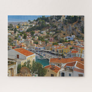 Greek Island Symi View Jigsaw Puzzle