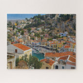 Greek Island Symi View Jigsaw Puzzle Legpuzzel (Horizontaal)