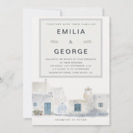 Greek Island Wedding | Olive Accent Kaart