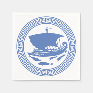 Greek Key Design Servetten