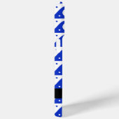 Greek Meander Key, Wave Key, Blauw, Jouw naam Case-Mate iPhone Case (Achterkant / Rechts)