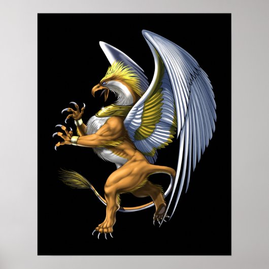 Greek Mythology Griffin Poster (Voorkant)