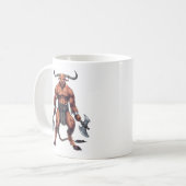 Greek Mythology Minotaur Koffiemok (Voorkant links)