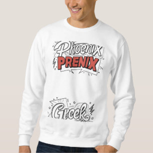 Greek Phoenix Mannen Sweatshirt Design 🪽👕