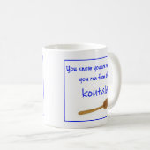 Greek Saying on Ceramic Mug Koffiemok (Voorkant rechts)