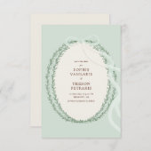 Greek Stefana Save The Date (Voorkant / Achterkant)