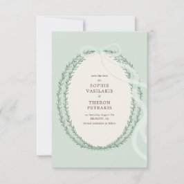 Greek Stefana Save The Date