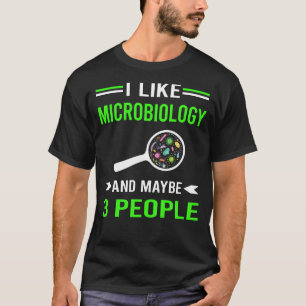 Green 3 People Microbiologie Microbioloog T-shirt