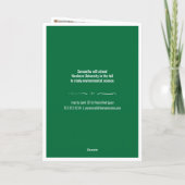 Green 4-Photo Fun Boxes Graduation Invitation (Dos)