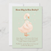 Green A Silly Goose How Big Is Her Belly  Kaart (Voorkant)