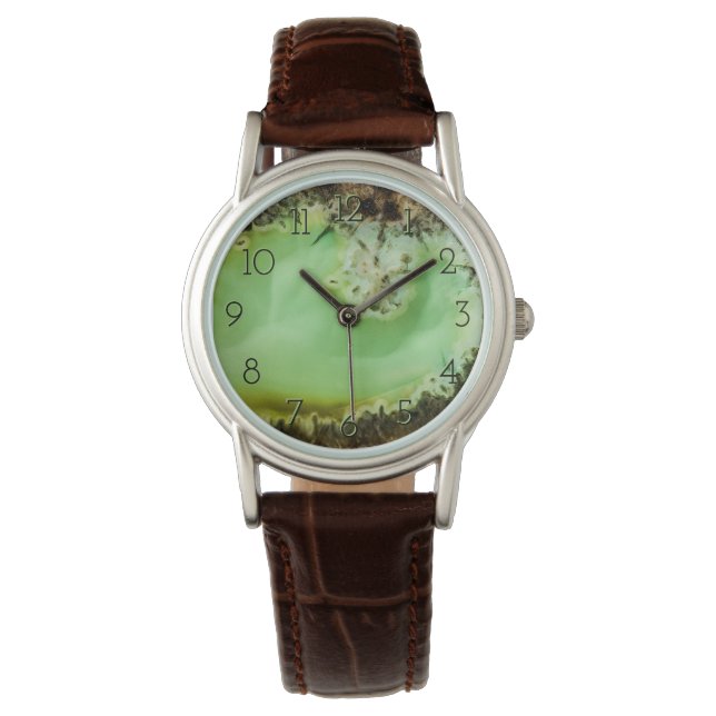 Green Agate Horloge (Voorkant)