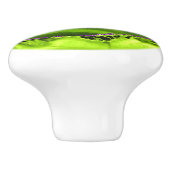 Green Agate Keramische Knop (Zijkant)