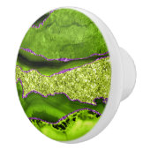 Green Agate Keramische Knop (Rechts)