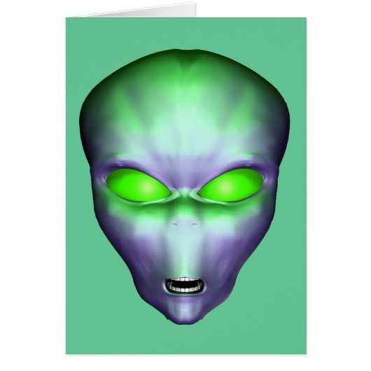 Green Alien Face (Devant)