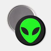 Green Alien Head Magneet (Voorkant / Achterkant)