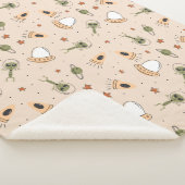 Green Alien Sherpa Deken (3/4)